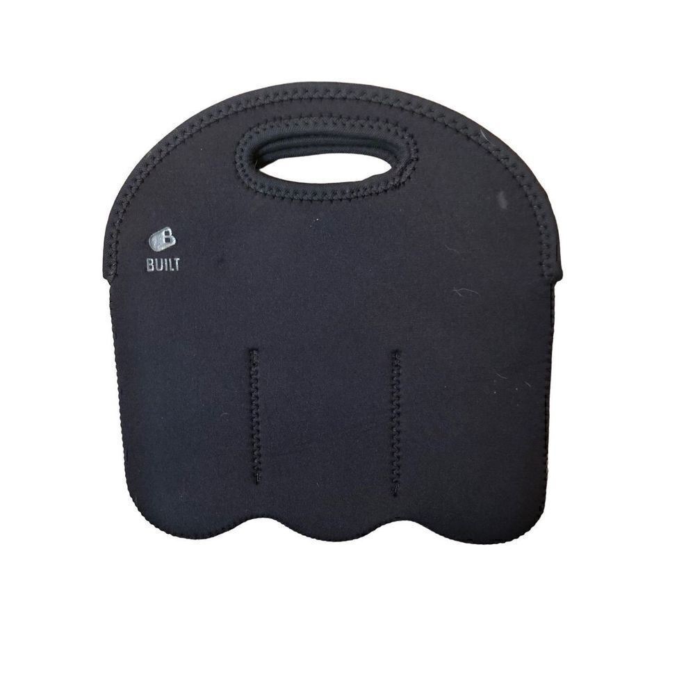 Built NY black neoprene 6 pack tote bag